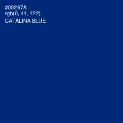 #00297A - Catalina Blue Color Image